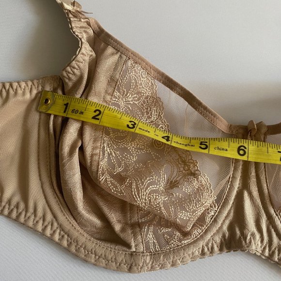 Balconette Bra Underwire, Soft cup, Unlined European GAIA - Picture 12 of 13